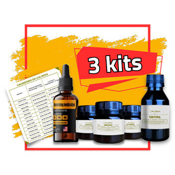 Imagem do kit de desparasitação natural para 3 pessoas