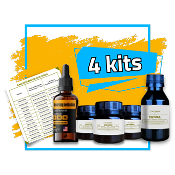 Imagem do kit de desparasitação natural para 4 pessoas